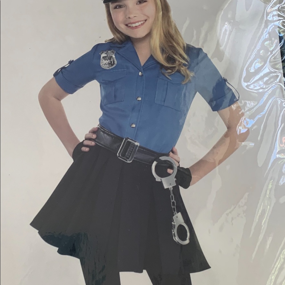 Cop costume for girl.
